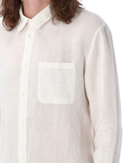 Shop Apc Cassel Shirt In Off White