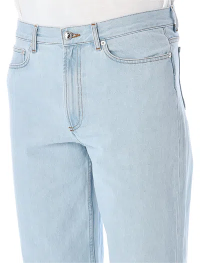 Shop Apc Martin Jeans In Light Blue