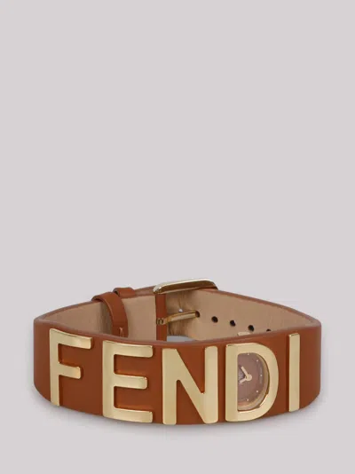 Shop Fendi Bracelet Watch With  Lettering