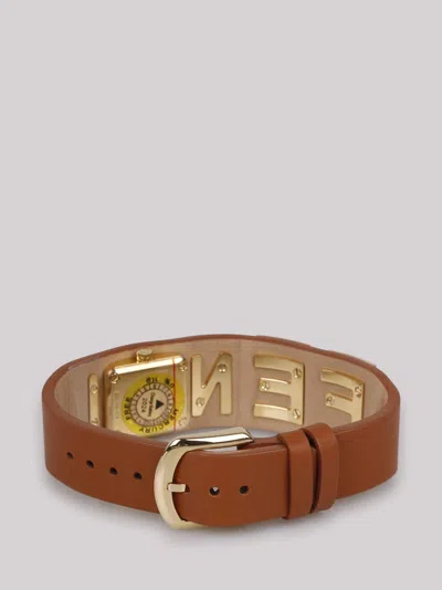 Shop Fendi Bracelet Watch With  Lettering