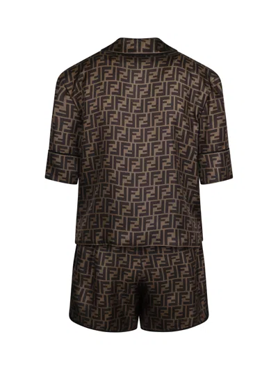 Shop Fendi Silk Pajamas