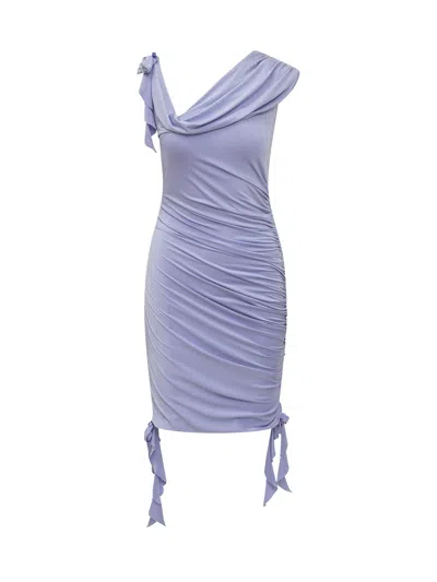 Shop De La Vali Eclair Dress In Lilac