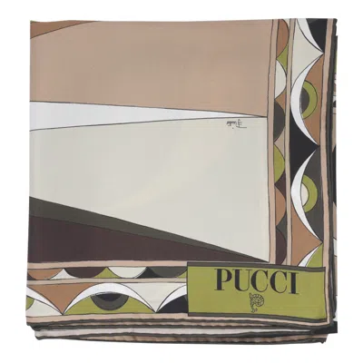 Shop Pucci Bersaglio Print Foulard In Multicolour
