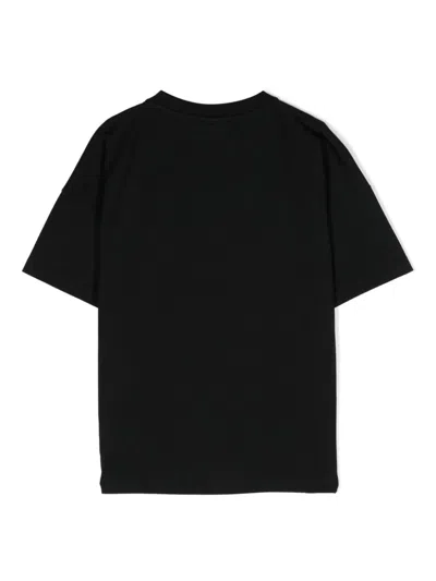 Shop Marcelo Burlon County Of Milan T-shirt Con Ricamo In Black