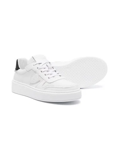 Shop Philippe Model Sneakers Junior Temple In White