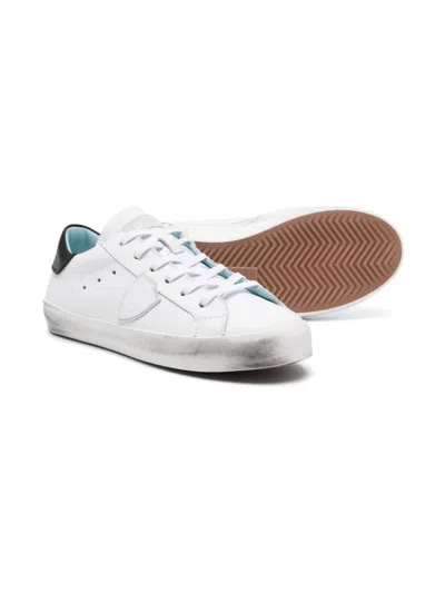 Shop Philippe Model Sneakers Paris In White