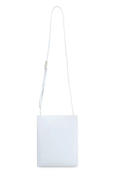 Calvin Klein Leather Crossbody Bag In Grey