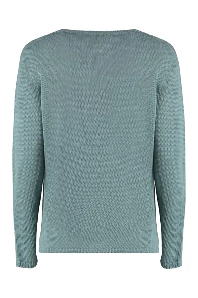 Shop 's Max Mara Giolino Crew-neck Linen Sweater In Green
