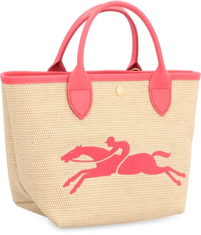 Shop Longchamp Tote Bag Le Panier Pliage S In Red