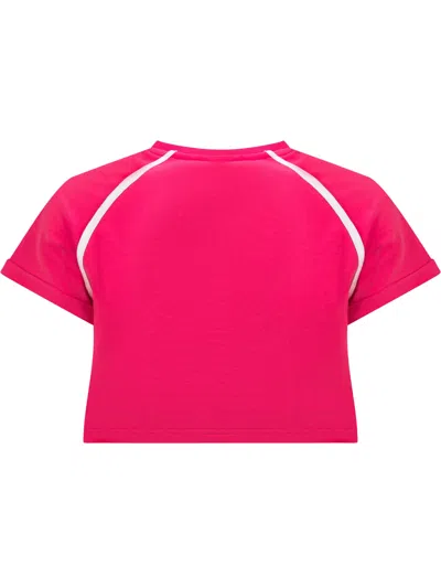 Shop Twinset T-shirt And Shorts Set In Fuchsia