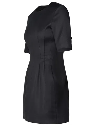 Shop Sportmax Colomba Black Cotton Blend Dress