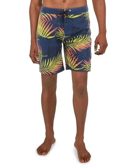 Shop Hurley Mens Printed Drawstring Swim Trunks In Multi