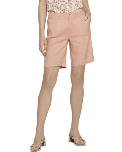 Shop Nydj Modern Soulmate Bermuda Short Jean In Pink