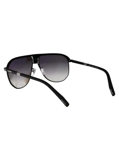 Shop Chopard Sunglasses In K56p Bachelite C/parti Nero Opaco