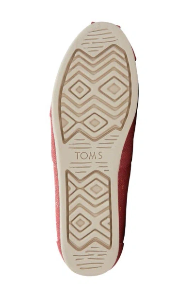 Shop Toms Rose Metallic Alpargata Sneaker In Pink