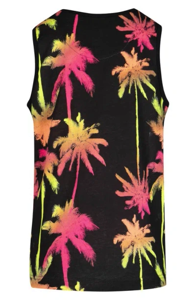 Shop Hurley Kids' Palms Graphic Tank Top In Black