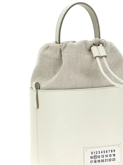 Shop Maison Margiela '5ac' Bucket Bag In White
