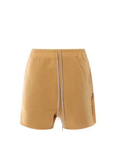 Shop Rick Owens Drkshdw Bermuda Shorts In Beige