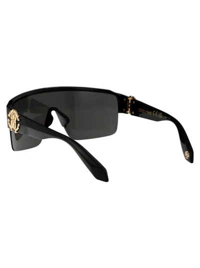 Shop Roberto Cavalli Sunglasses In Z42l Black Totale