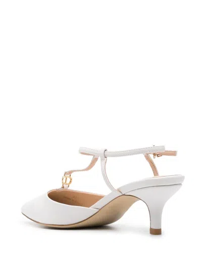 Shop Twinset Pointed Décolleté In White