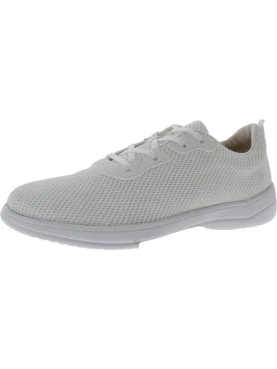 Shop Array Nadia Womens Knit Lifestyle Athletic And Training Shoes In White