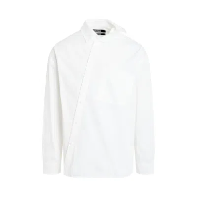 Shop Jacquemus Cuadro Asymmetric Shirt