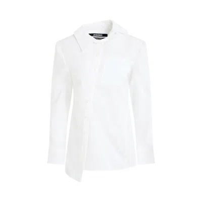 Shop Jacquemus Pablo Asymmetric Shirt