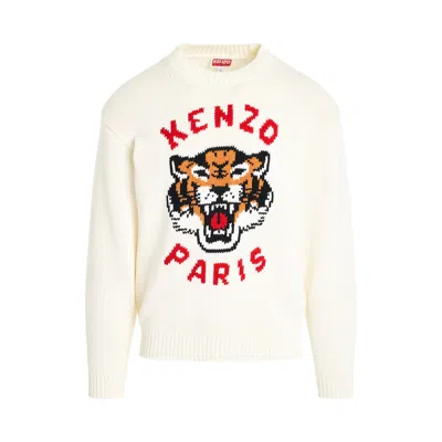 Shop Kenzo Lucky Tiger Knit Sweater