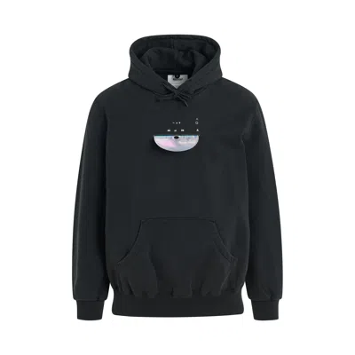 Doublet Cd-r Embroidered Cotton Hoodie