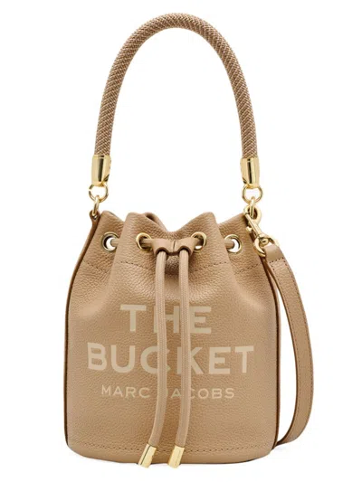 Shop Marc Jacobs Women's The Leather Bucket Bag In Camel