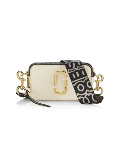Shop Marc Jacobs Women's The Snapshot Bag In Cloud White