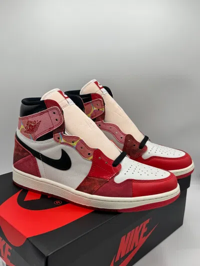 Pre-owned Jordan 1 Retro High Og Spider-man Across The Spider-verse | Dv1748-601 | Herren In Rot