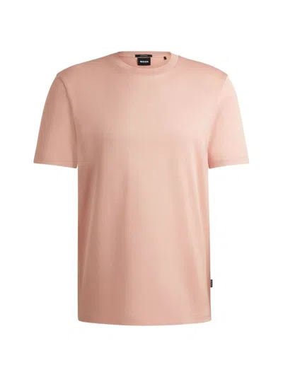 Shop Hugo Boss Men's Regular-fit T-shirt In Pink
