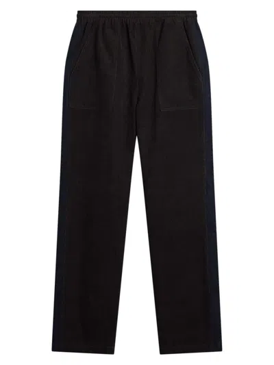 Shop Krost Men's Corduroy Stripe Pants In Black
