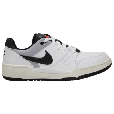 Nike White Full Force Low Sneakers In White/black