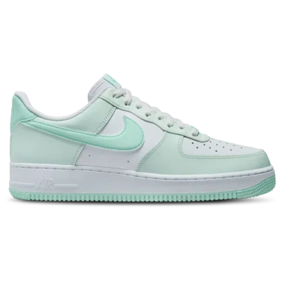Shop Nike Mens  Air Force 1 07 In Green/white/teal