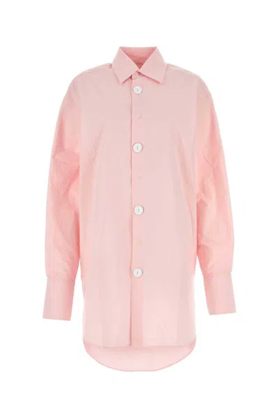 Shop Jw Anderson J.w. Anderson Buttoned Oversized Shirt In Pink