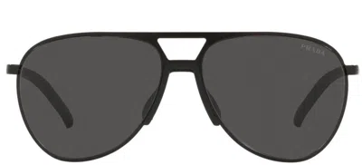 Shop Prada Eyewear Aviator Sunglasses In Multi