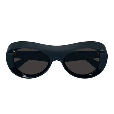 Shop Bottega Veneta Sunglasses In Blue