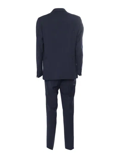 Shop Breras Single-breasted Suit In Blue