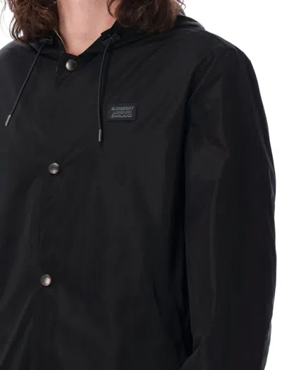 Shop Burberry Reversible Jacket In Black