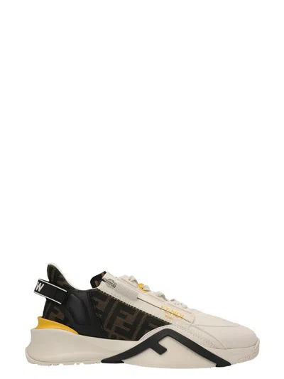 Shop Fendi 'flow' Sneakers In Multicolor