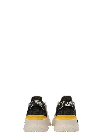 Shop Fendi 'flow' Sneakers In Multicolor