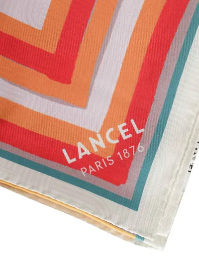 Shop Lancel Foulard In Multicolor