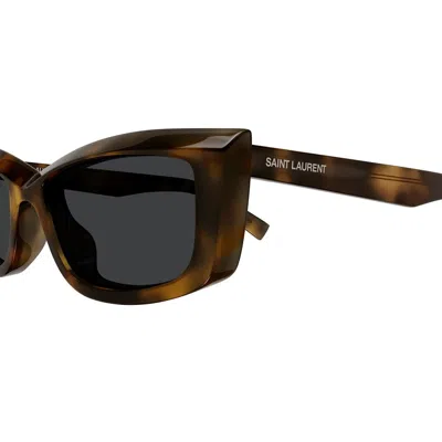 Saint Laurent Sl 658 Havana Sunglasses In Havana