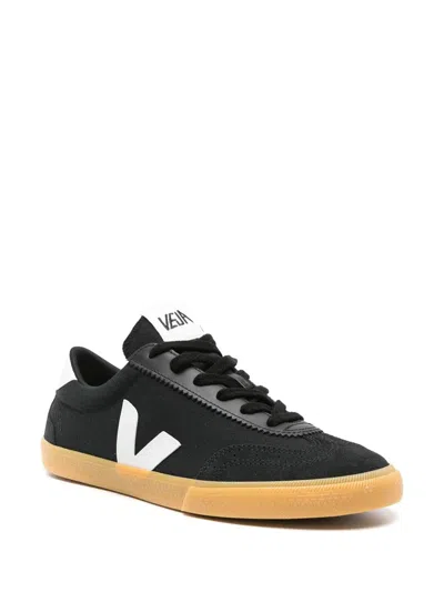 Shop Veja Volleyball Sneakers In Black