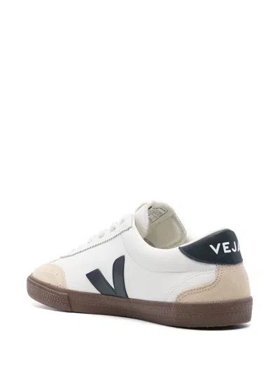 Shop Veja Volley O.t. Sneakers Leather In White