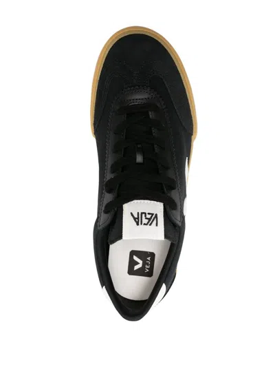 Shop Veja Volleyball Sneakers In Black
