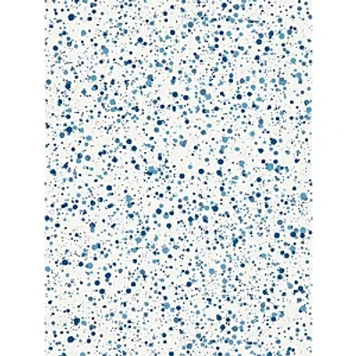 Shop Scalamandre Spatter Wallcovering In Navy