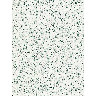 Shop Scalamandre Spatter Wallcovering In Green
